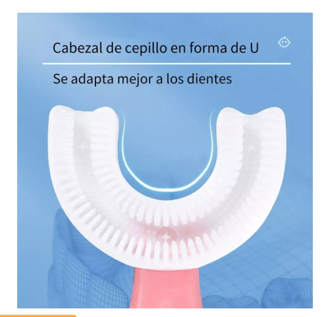 Cepillo Dientes Infantil Silicon Forma U